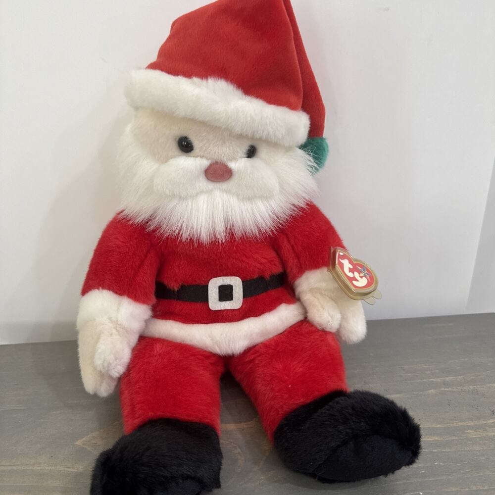TY 2000 Large Beanie Baby Plush Original Santa Claus Christmas Holiday with Tag